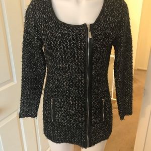 Boohoo zip-up sweater